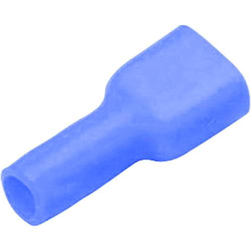 Thumbnail - Vogt Verbindungstechnik 3970 Flachstecker Steckbreite: 6.3 mm Steckdicke: 0.8 mm 180 ° Vollisoliert Blau 1 St.