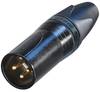 Neutrik NC3MXX-B XLR-Steckverbinder Stecker, gerade Polzahl: 3 Schwarz 1 St.