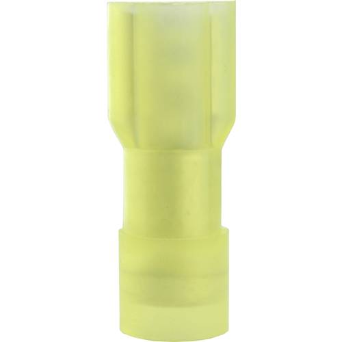 Vogt Verbindungstechnik 3967 Flachsteckhülse Steckbreite: 6.3 mm Steckdicke: 0.8 mm 180 ° Vollisoliert Gelb 1 St.