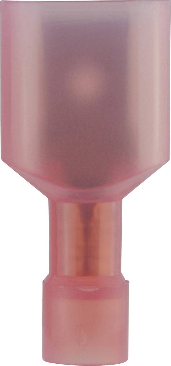 Vogt Verbindungstechnik 3959S Flachstecker Steckbreite: 6.3 mm Steckdicke: 0.8 mm 180 ° Teilisoliert Rot 1 St.