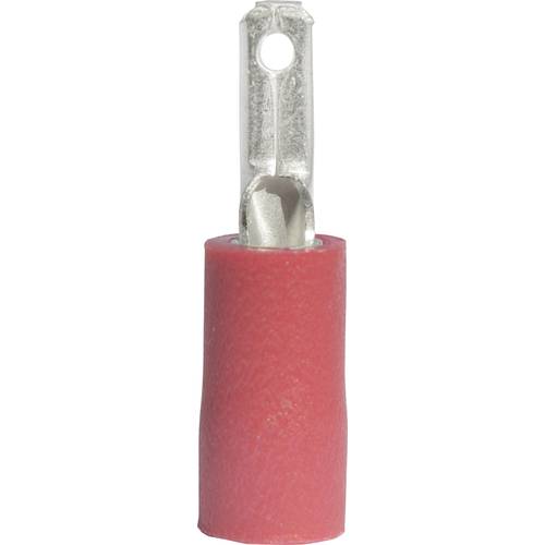 Vogt Verbindungstechnik 391308 Flachstecker Steckbreite: 2.8 mm Steckdicke: 0.8 mm 180 ° Teilisoliert Rot 1 St.