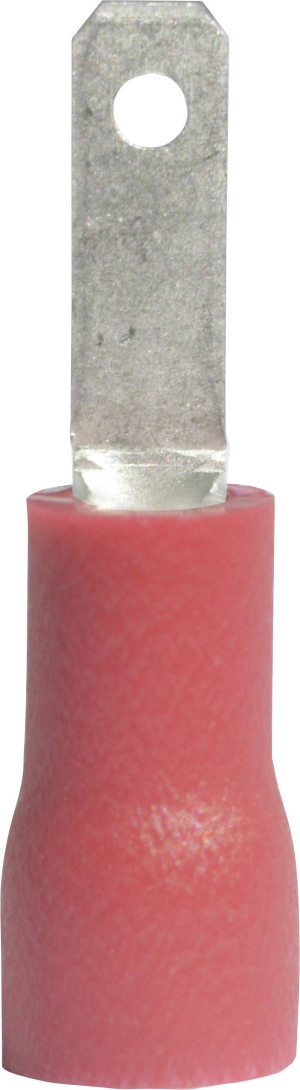 Vogt Verbindungstechnik 391305S Flachstecker Steckbreite: 2.8 mm Steckdicke: 0.5 mm 180 ° Teilisoliert Rot 1 St.