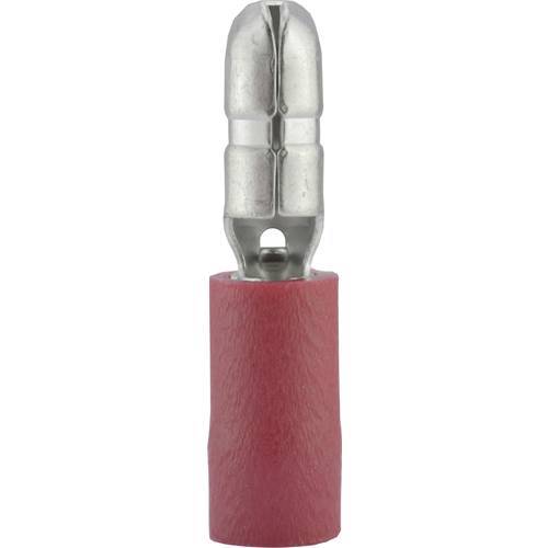 Vogt Verbindungstechnik 3920S Rundstecker 0.50 mm² 1 mm² Stift-Ø: 4 mm Teilisoliert Rot 1 St.