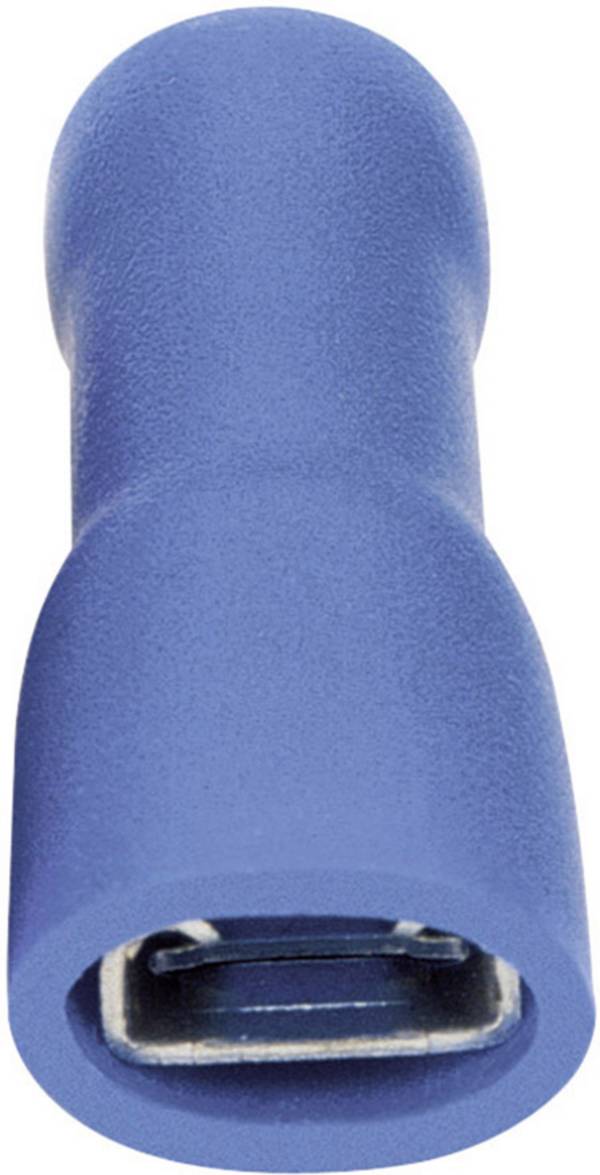 Vogt Verbindungstechnik 3945 Flachsteckhülse Steckbreite: 6.3 mm Steckdicke: 0.8 mm 180 ° Vollisoliert Blau 1 St.