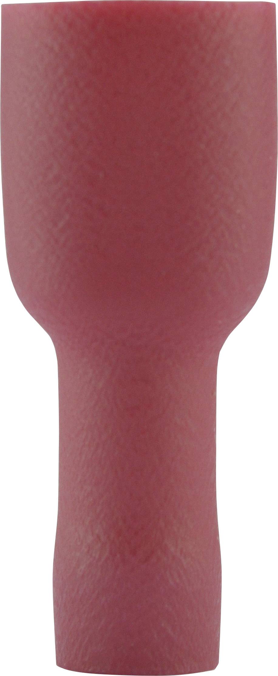 VOGT Flachsteckhülse Steckbreite: 4.8 mm Steckdicke: 0.8 mm 180 ° Vollisoliert Rot Vogt Verbindungst