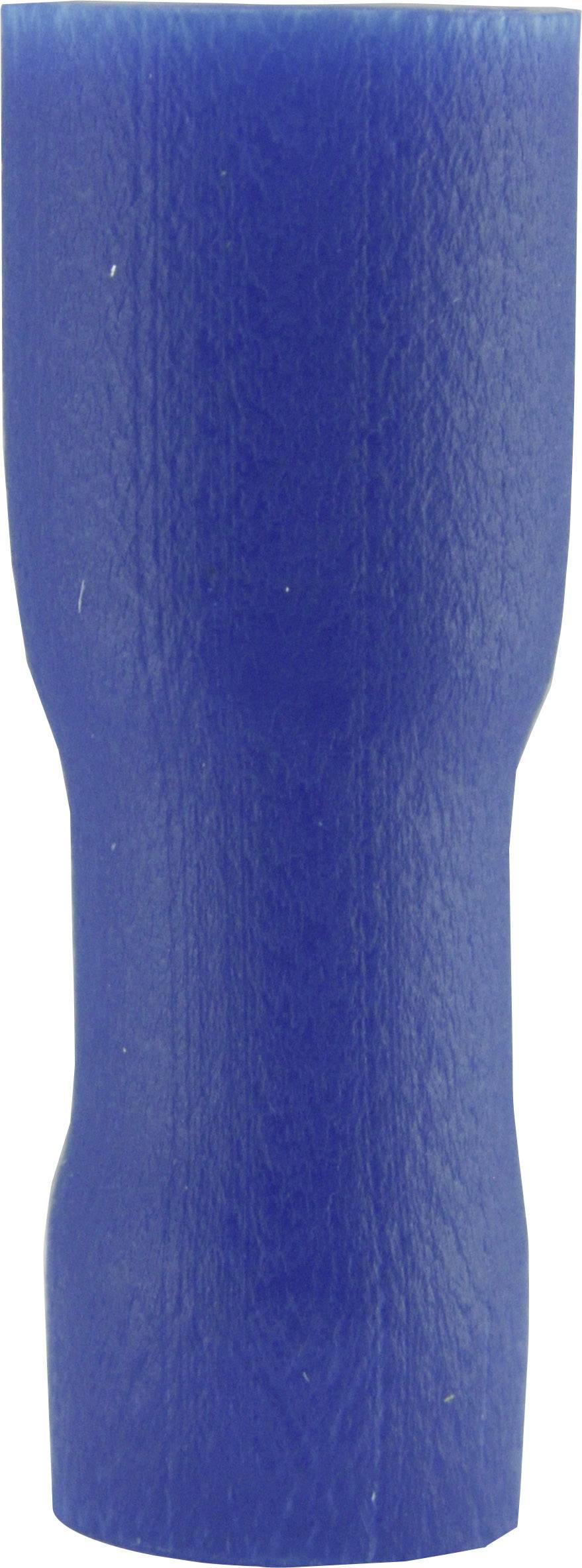 VOGT Flachsteckhülse Steckbreite: 4.8 mm Steckdicke: 0.8 mm 180 ° Vollisoliert Blau Vogt Verbindungs