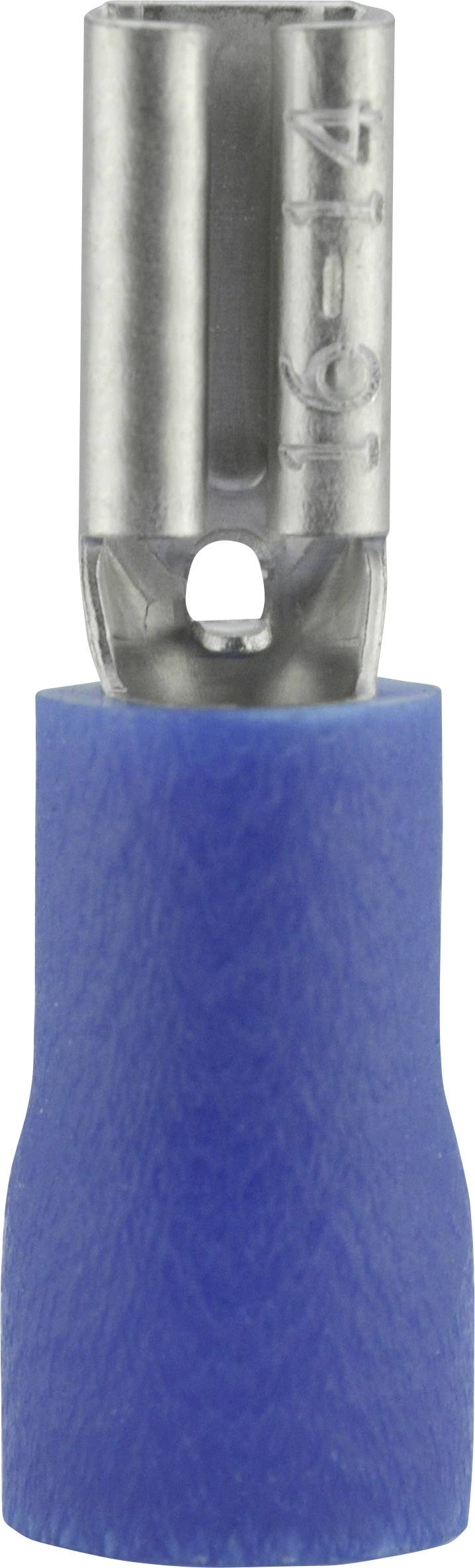 VOGT Flachsteckhülse Steckbreite: 2.8 mm Steckdicke: 0.5 mm 180 ° Teilisoliert Blau Vogt Verbindungs