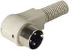 Hirschmann 931 571-517-1 DIN-Rundsteckverbinder Stecker, gewinkelt Polzahl: 5 Grau 1 St.