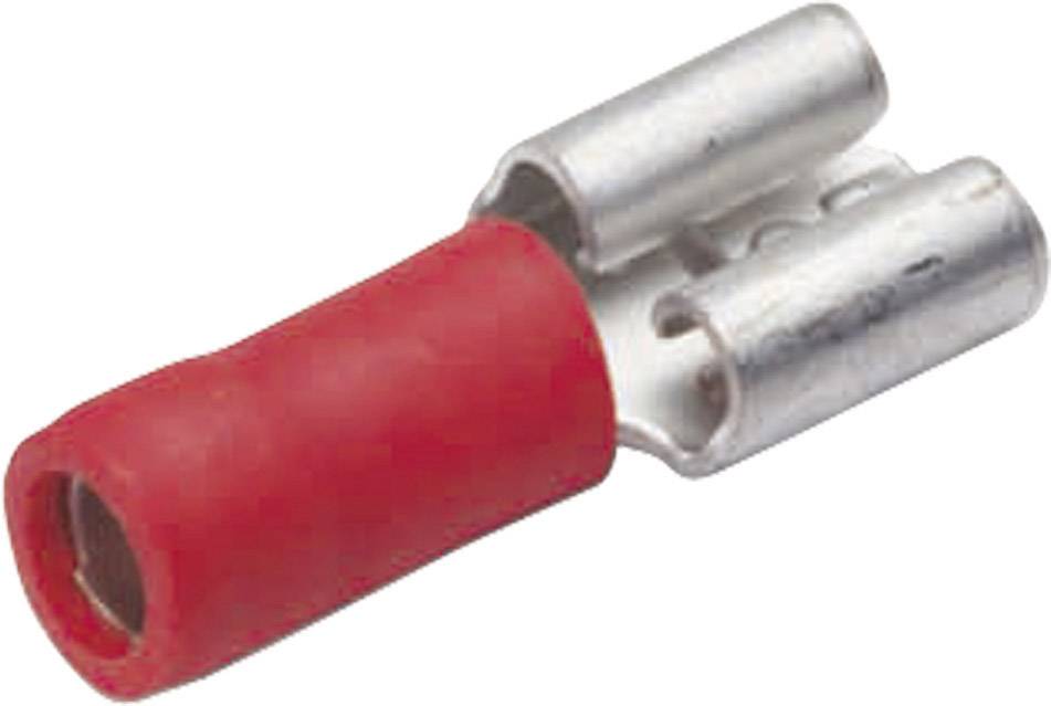 CIMCO Flachsteckhülse Steckbreite: 2.8 mm Steckdicke: 0.5 mm 180 ° Teilisoliert Rot Cimco 180250 1 S