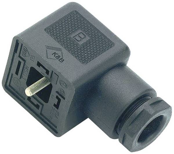 Magnetventilsteckverbinder Bauform A Serie 210 Schwarz  Pole:2+PE 43-1700-004-03 binder Inhalt: 1 St.