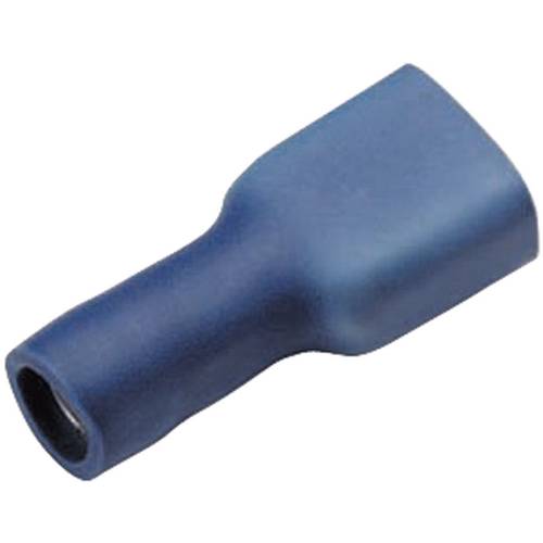 Thumbnail - Cimco 180247 Flachsteckhülse Steckbreite: 2.8 mm Steckdicke: 0.8 mm 180 ° Vollisoliert Blau 1 St.