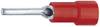 Klauke 705 Stiftkabelschuh 0.50 mm² 1 mm² Teilisoliert Rot 1 St.