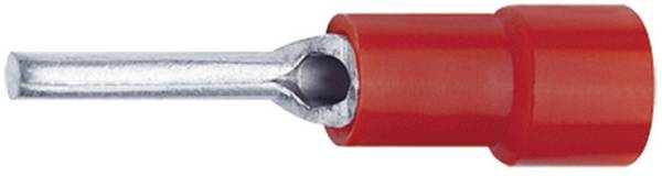 Klauke 705 Stiftkabelschuh 0.50 mm² 1 mm² Teilisoliert Rot 1 St.