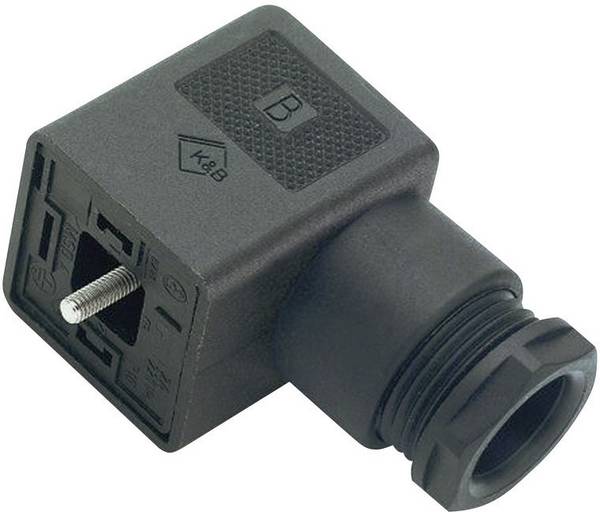 Magnetventilsteckverbinder Bauform A Serie 210 Schwarz  Pole:3+PE 43-1706-002-04 binder Inhalt: 1 St.