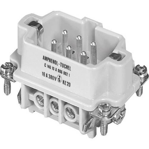 Amphenol C146 10A006 002 1-1 Stifteinsatz Heavy mate® C146 Gesamtpolzahl 6 + PE 1 St.
