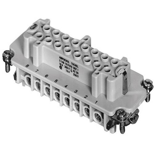 Amphenol C146 10B016 002 1-1 Buchseneinsatz Heavy mate® C146 Gesamtpolzahl 16 + PE 1 St.