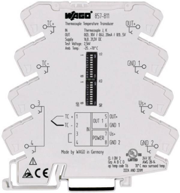 WAGO GmbH & Co. KG Temperaturmessumformer 857-811