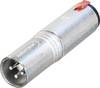 Neutrik NA3MJ XLR-Adapter XLR-Stecker - Klinkenbuchse 6.35 mm Stereo 1 St.