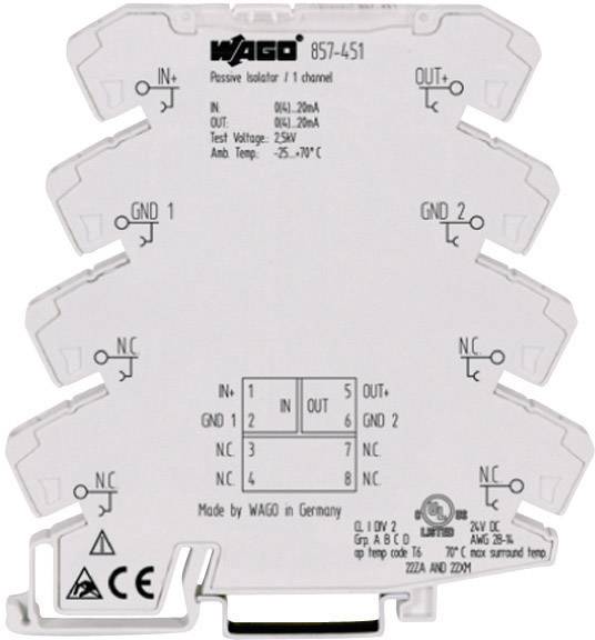 Grenzwertschalter für Analogsignale WAGO 857-531-0