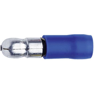 Klauke 1030 Rundstecker  1.50 mm² 2.50 mm² Stift-Ø: 5 mm Teilisoliert Blau 1 St. 