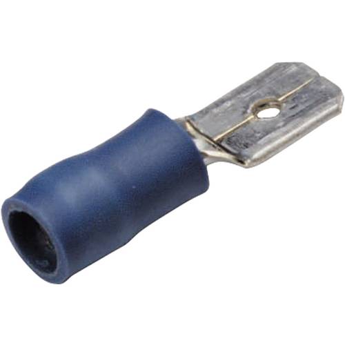 Thumbnail - Cimco 180286 Flachstecker Steckbreite: 2.8 mm Steckdicke: 0.8 mm 180 ° Teilisoliert Rot 1 St.