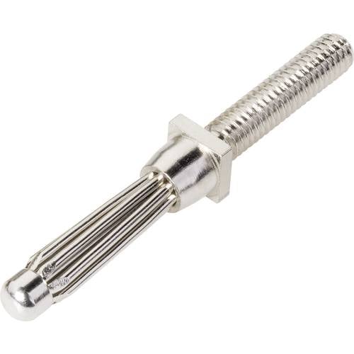Schnepp ES 4000 Büschelstecker Stecker, Einbau vertikal Stift-Ø: 4 mm Silber 1 St.