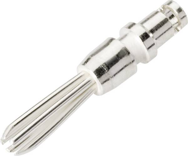 Schnepp N 2400 Büschelstecker Stecker, gerade Stift-Ø: 2.4 mm Silber 1 St.