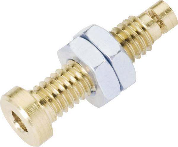 Schnepp EBU 2024 Laborbuchse Buchse, Einbau vertikal Stift-Ø: 2.4 mm Silber 1 St.