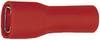 Klauke 8201V Flachsteckhülse Steckbreite: 2.8 mm Steckdicke: 0.5 mm 180 ° Vollisoliert Rot 1 St.