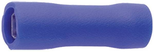 Klauke 730V Flachsteckhülse Steckbreite: 6.3 mm Steckdicke: 0.8 mm 180 ° Vollisoliert Blau 1 St.