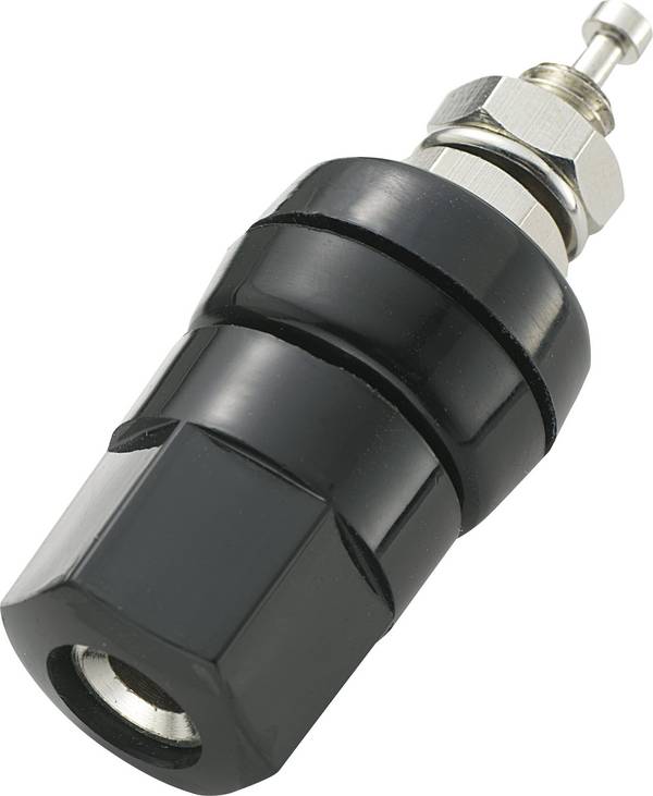 TRU COMPONENTS  Polklemme Schwarz 30 A 1 St.