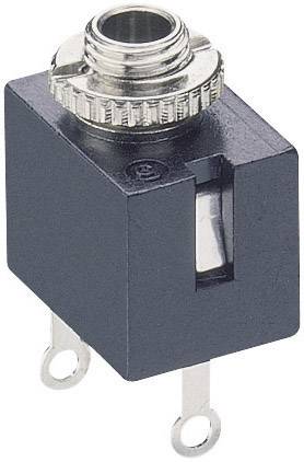 LUMBERG Klinken-Steckverbinder 2.5 mm Buchse, Einbau vertikal Polzahl: 2 Mono Schwarz Lumberg KLB 1