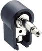 Lumberg WKLS 2 Klinken-Steckverbinder 3.5 mm Stecker, gewinkelt Polzahl: 2 Mono Schwarz 1 St.