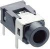 Lumberg 1503 08 Klinken-Steckverbinder 3.5 mm Buchse, Einbau horizontal Polzahl: 3 Stereo Schwarz 1 St.