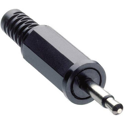 Lumberg KLS 10 Klinken-Steckverbinder 2.5 mm Stecker, gerade Polzahl: 2 Mono Schwarz 1 St.