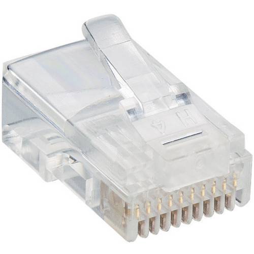 Lumberg P 303 Modularstecker P 303 Stecker, gerade Polzahl Sensoren 10P10C Transparent 1 St.