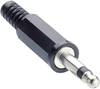Lumberg KLS 2 Klinken-Steckverbinder 3.5 mm Stecker, gerade Polzahl: 2 Mono Schwarz 1 St.