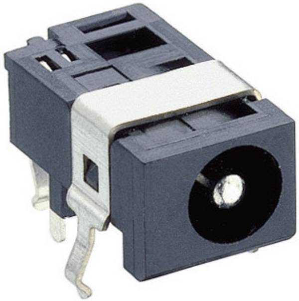 Lumberg 1613 05 Niedervolt-Steckverbinder Buchse, Einbau horizontal  4.4 mm 1.6 mm 1 St.
