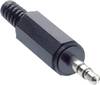 Lumberg KLS 40 Klinken-Steckverbinder 3.5 mm Stecker, gerade Polzahl: 3 Stereo Schwarz 1 St.