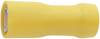 Klauke 750V Flachsteckhülse Steckbreite: 6.3 mm Steckdicke: 0.8 mm 180 ° Vollisoliert Gelb 1 St.