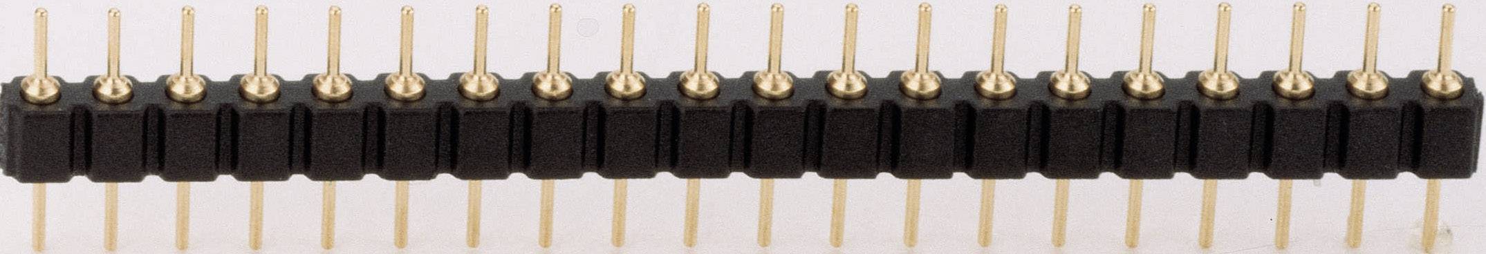 TRU COMPONENTS Stiftleiste (Präzision) Anzahl Reihen: 1 Polzahl je Reihe: 20 1580906 1 St.