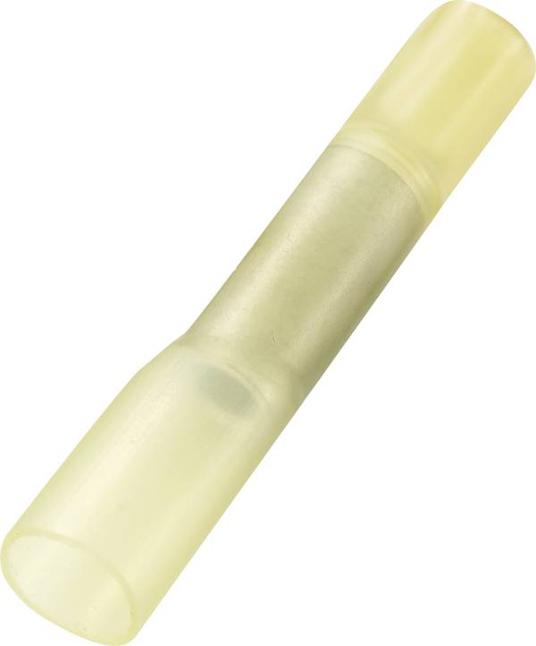 TRU COMPONENTS 739142 Stoßverbinder mit Schrumpfschlauch 4 mm² Vollisoliert Gelb 30 St.