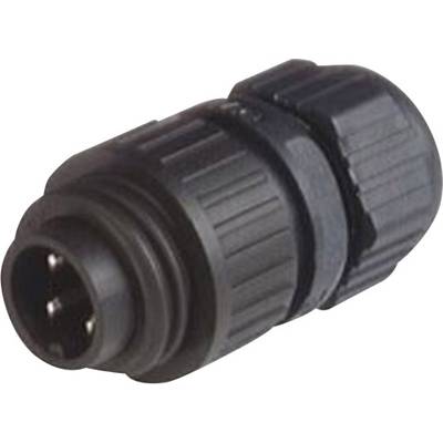Hirschmann 934 124-100-1 934124100 Rundstecker Stecker, gerade Gesamtpolzahl: 3 + PE Serie (Rundsteckverbinder): CA 1 St