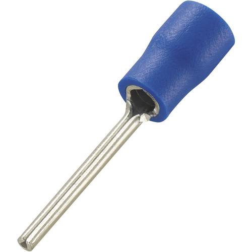 TRU COMPONENTS 739361 Stiftkabelschuh 1.50 mm² 2.50 mm² Teilisoliert Blau 100 St.