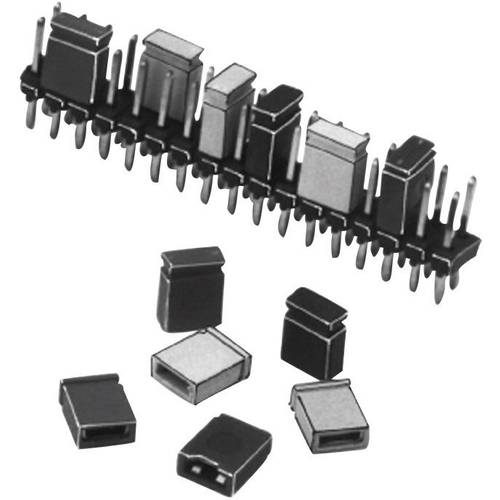 W & P Products 266-201-10-00 266-201-10-00 Kurzschlussbrücke Rastermaß: 1.27 mm Polzahl je Reihe:2 Inhalt: 1 St.