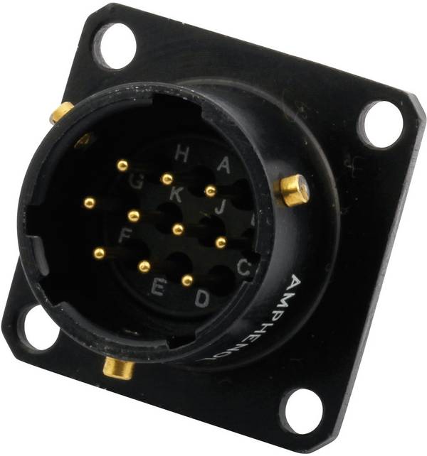 Amphenol 62IN 12E 12 10P 624 Rundstecker Stecker, Einbau Gesamtpolzahl: 10 Serie (Rundsteckverbinder): 62IN  1 St.