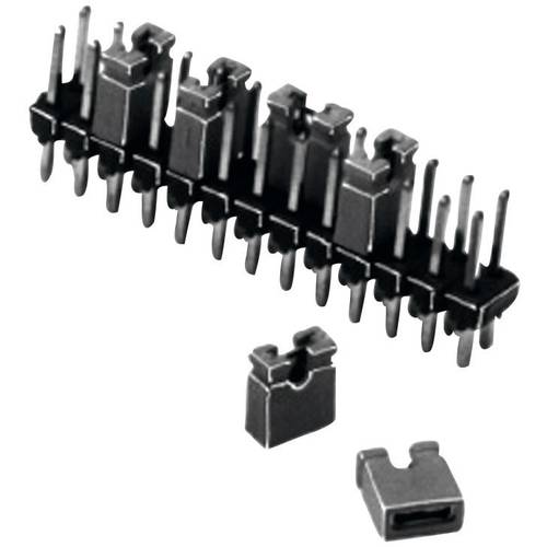 Thumbnail - W & P Products 165-201-20-00 165-201-20-00 Kurzschlussbrücke Rastermaß: 2.54 mm Polzahl je Reihe:2 Inhalt: 1 St.
