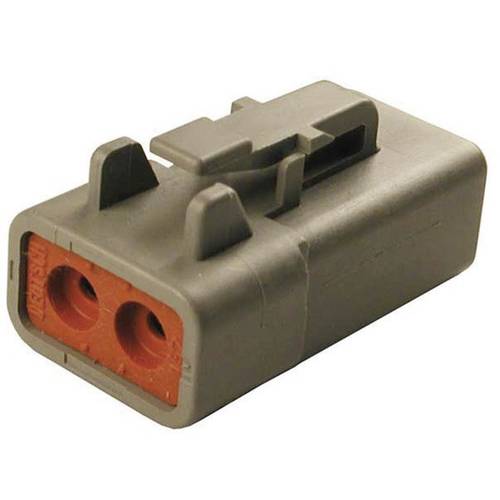 TE Connectivity 19545 Rundstecker Stecker, gerade Gesamtpolzahl: 2 Serie (Rundsteckverbinder): DTP 1 St.