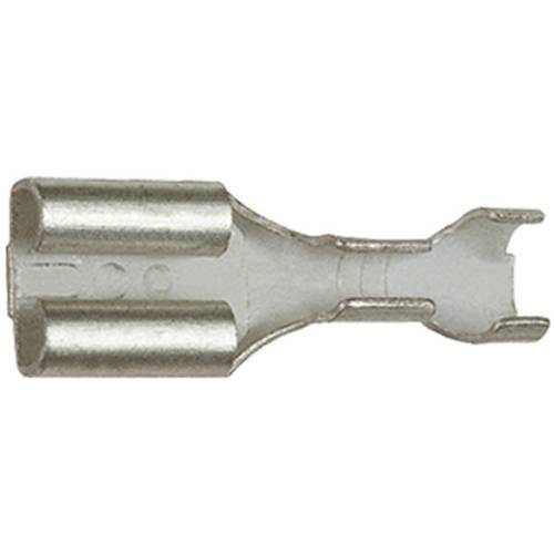 Thumbnail - Klauke 1730 Flachsteckhülse Steckbreite: 6.3 mm Steckdicke: 0.8 mm 180 ° Unisoliert Metall 1 St.