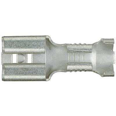 Metall-Steckverbinder, männlich, seitliche Ansicht, zeigt die Detailstruktur und Form, verwendet in elektrischen Verbindungen.